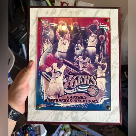 Philadelphia 76ers Eastern Conference Champions Plaque